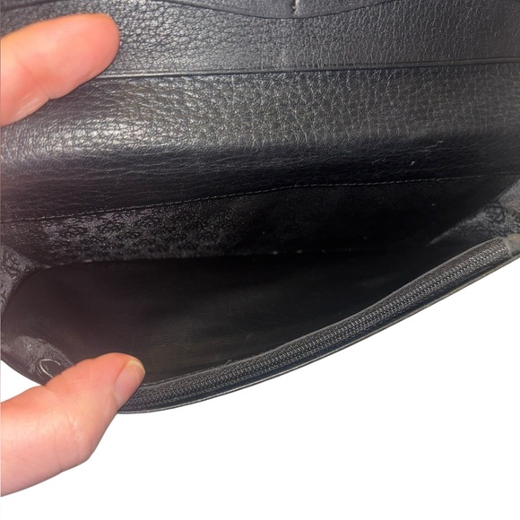 DUNHILL Chassis Black Leather Long Wallet - Authentic/EUC - Picture 8 of 16